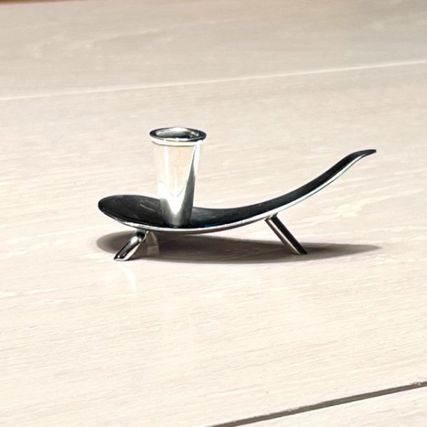 Propelstage C.F. Christiansen i slv til kertelys