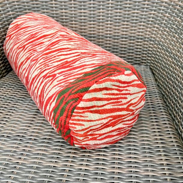 Sari Kantha p�llepude, unik vintage (20x50 cm) 