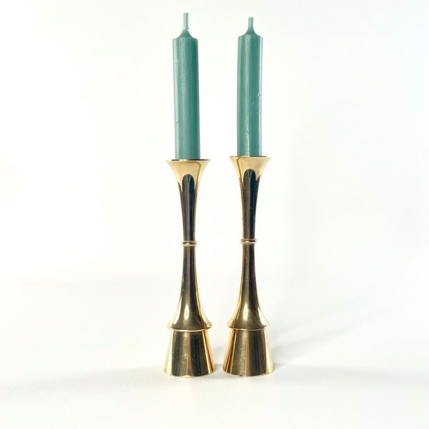 Lysestager (par) i messing, Quistgaard