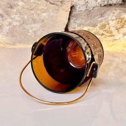 Isspand - fransk vintage, ravfarvet m/lder 