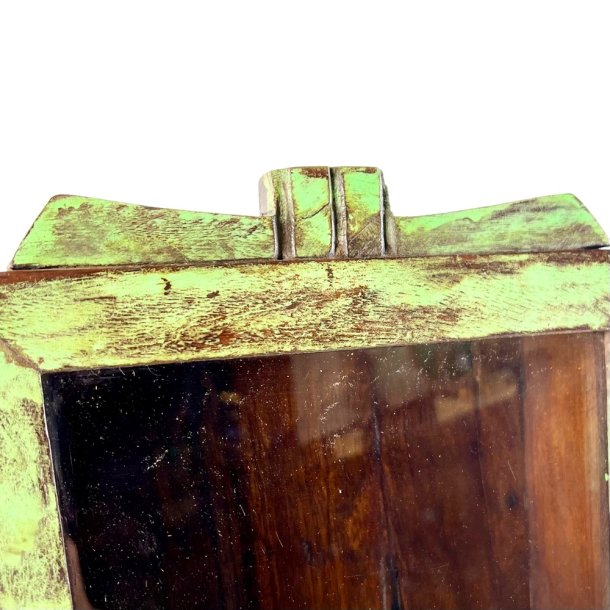 Lille skab - lysegr�nt m/patina