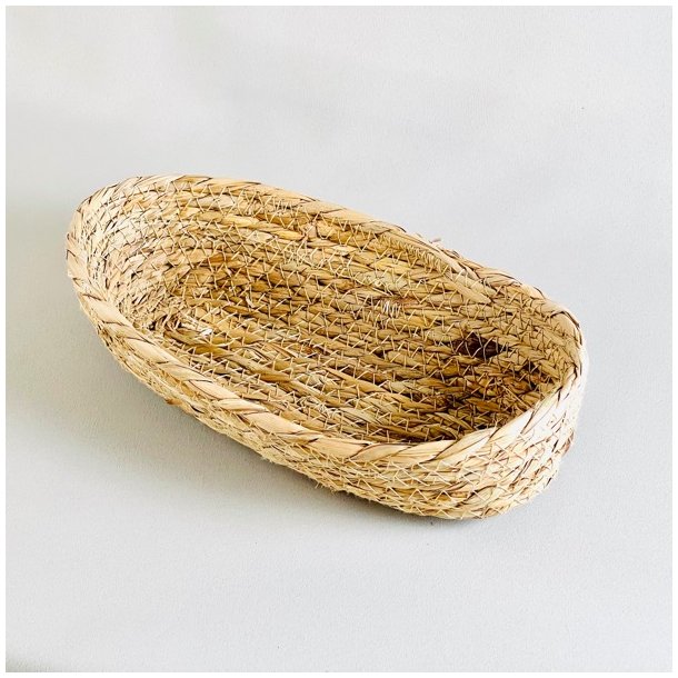 Brdkurv i flettet sgrs - oval
