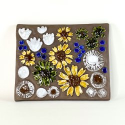 Relief - blomster Jie 769, 24x29 cm