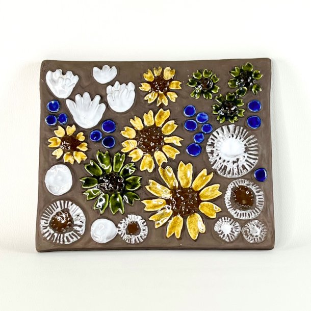 Relief - blomster Jie 769, 24x29 cm