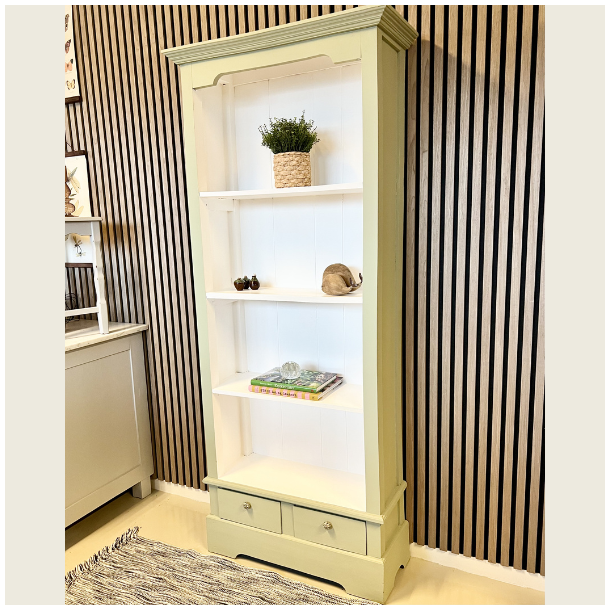 Reol - st�vet gr�n, H175 cm