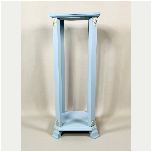 Blomsterbord - opsats lysebl - SOLGT