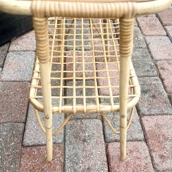 Bambus bord m/hylde og glasplade