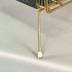 Magasinholder - teak og metal