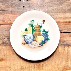 Ostetallerken - retro 