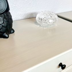 Sengebordsst (2 stk) med skuffe og skab - lys gr