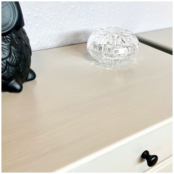 Sengebordsst (2 stk) med skuffe og skab - lys gr