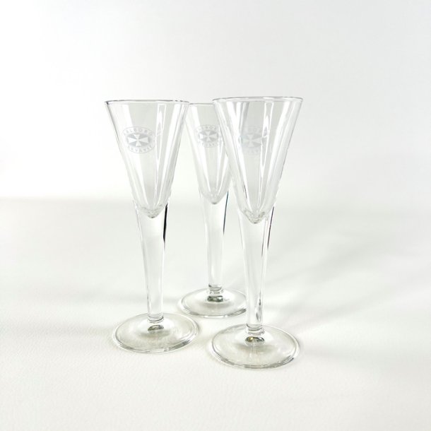 Snapseglas - Aalborg Akvavit (7 stk samlet)