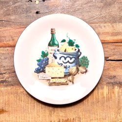 Ostetallerken - retro 