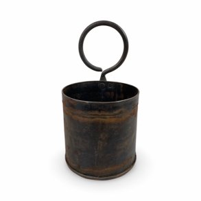 ReUSED bestikholder i metal - enkel, brun/rust