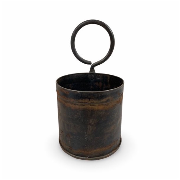 ReUSED bestikholder i metal - enkel, brun/rust