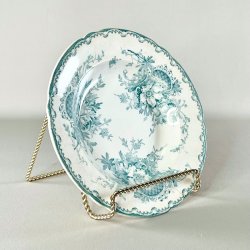 Dyb tallerken - vintage Anna R�rstrand gr�n