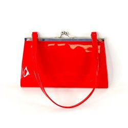 Clutch taske - r�d lak 