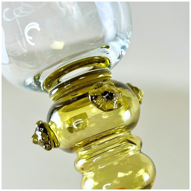 Rmerglas (st a' 4 stk/samlet) - hje, olivengrn fod 