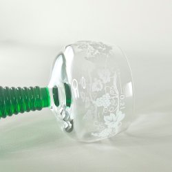 Rmerglas - klar grn fod med ranker og mlestreg