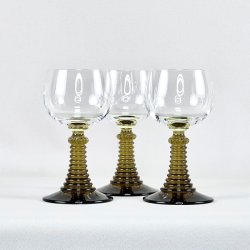 Rmerglas - lille, olivengrn fod 