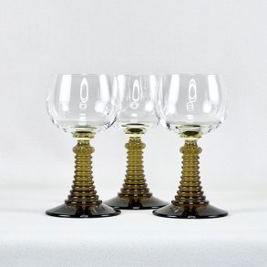 Rmerglas - lille, olivengrn fod 