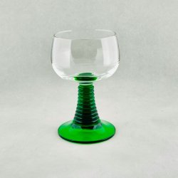 Rmerglas - klar grn fod og klar kumme