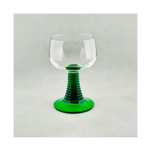 Rmerglas - klar grn fod og klar kumme