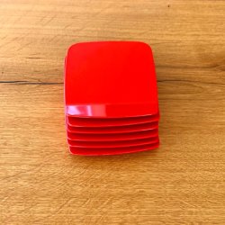 Rosti Mepal smrbrikker (st a' 6 stk) - rd