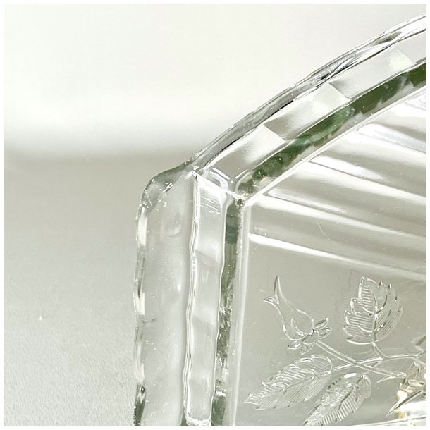 Rouladefad - stort, klart glas