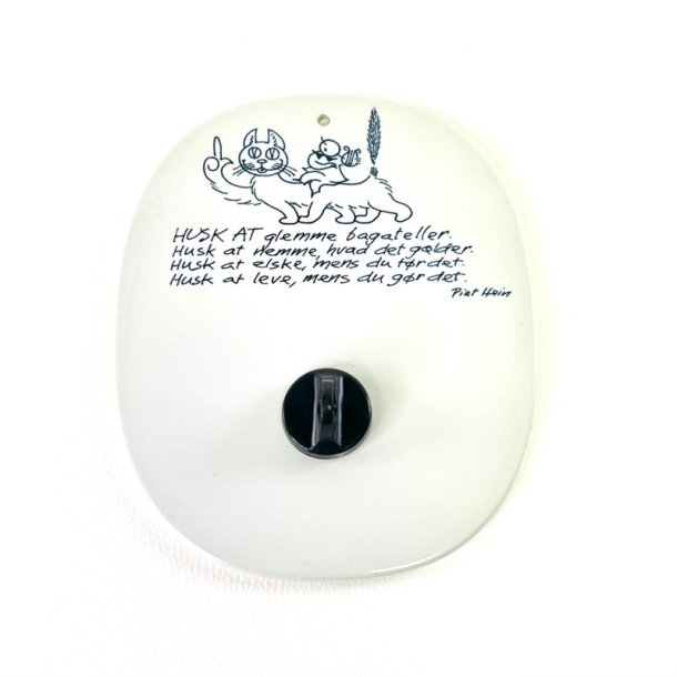 Royal Copenhagen - Piet Hein gruk, platte med magnet