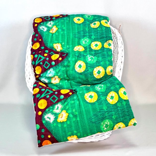 Sari madras (45x120 cm) - grn/brun