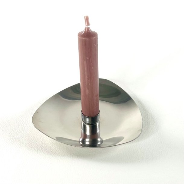 Lysestage i rustfri st�l til kronelys