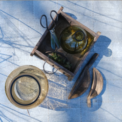 Skuffe - kvadratisk m/hndtag