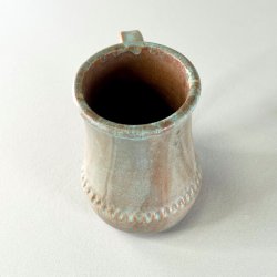 Keramik krus - brun/turkis 