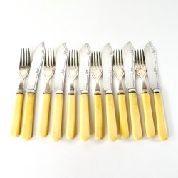 Fiskebestik vintage RYALS (6 s�t samlet) - engelske 