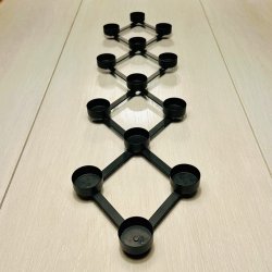 Fyrfadslysestage - saks til 13 lys