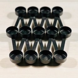 Fyrfadslysestage - saks til 13 lys