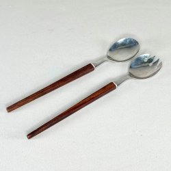 Salatbestik - teak hndtag