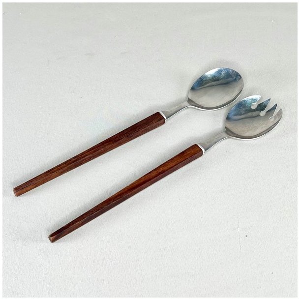 Salatbestik - teak hndtag