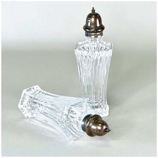 Salt &amp; peber st - sekskantet med riller og hj top