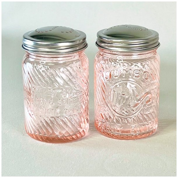 Salt &amp; peber st - lyserdt glas