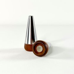 Salt &amp; peber s�t - tr�/metal H10 cm