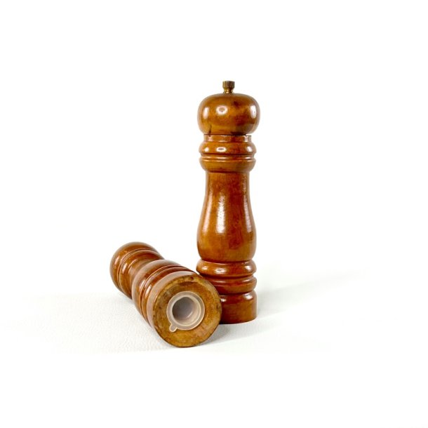 Salt &amp; peber s�t - retro, tr�, H15 cm