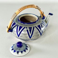 Tekande - hndlavet, saltglaseret 