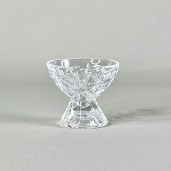 Vintage saltkar i krystalglas