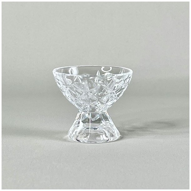 Vintage saltkar i krystalglas