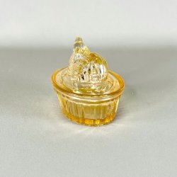 Hnekrukke i gult glas 