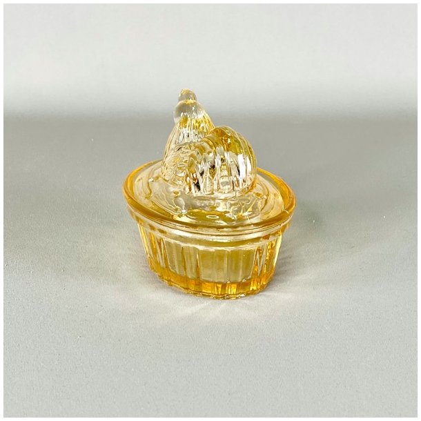 Hnekrukke i gult glas 