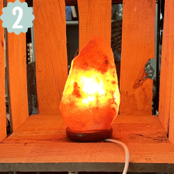 Himalaya saltlamper - ca. 2 kg