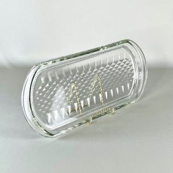 Rouladefad - harlekins, klart glas